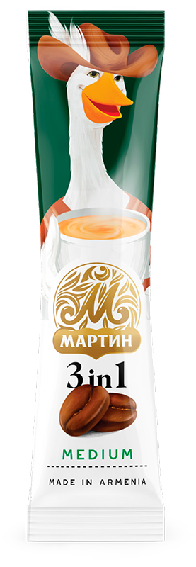 Растворимый кофейный напиток «3 в 1 Средний» (Medium)