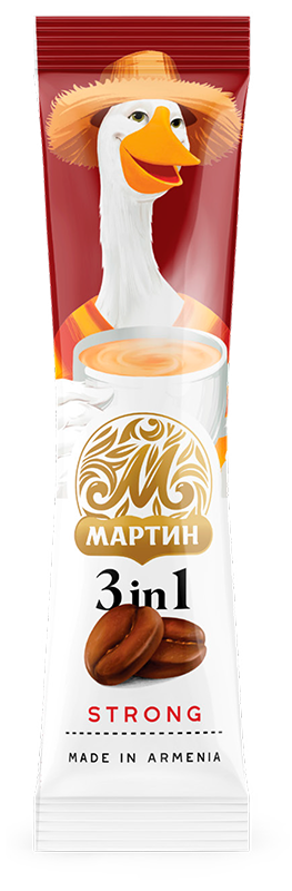 Растворимый кофейный напиток «3 в 1 Крепкий» (Strong)