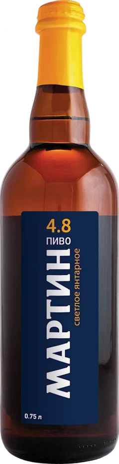 Пиво светлое "Янтарное" 4,8%